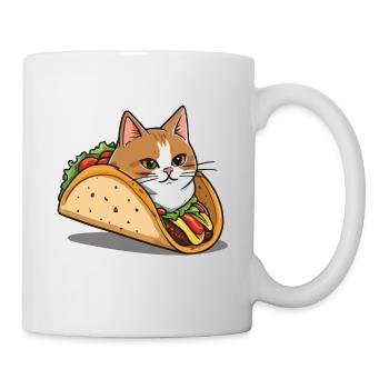 Taco Cat Cinco de Mayo Aesthetic Food Streetwear - Mug - white - Right