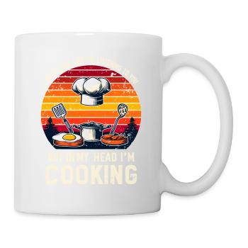 I Might Look Like I'm Listening To You Cooking - Mug - white - Right
