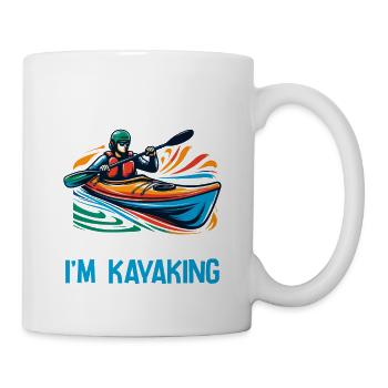 I Might Look Like I'm Listening To You Kayaking - Mug - white - Right
