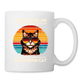 I Might Look Like I'm Listening To You Ragamuffin - Mug - white - Right