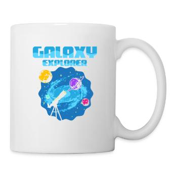 Galaxy Explorer Astronomy Telescope Stargazer - Tasse - Weiß - Rechts