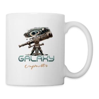 Galaxy Explorer Stargazer Telescope Astronomy - Tasse - Weiß - Rechts
