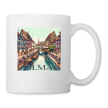 Colmar Frankreich - Stadt der Kanäle & - Tasse - Weiß - Rechts