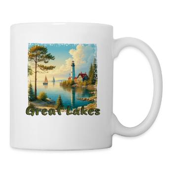 Great Lakes USA - Sailing & Powerboating Holidays - Mug - white - Right