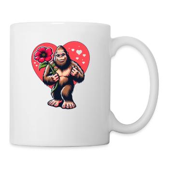 Bigfoot with Flower - Spring Love - Mug - white - Right