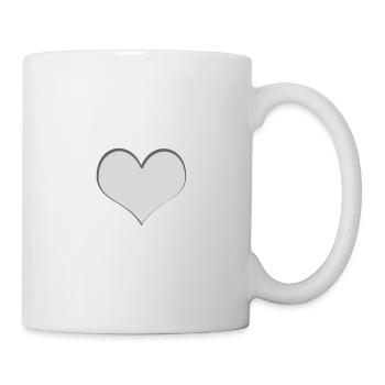 In Love & War ist alles in Ordnung, aber Krieg ist einfacher! Komisch - Tasse - Weiß - Rechts