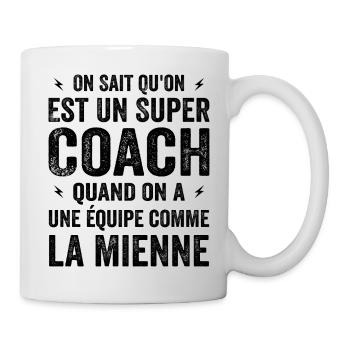 Wir wissen, dass wir ein großartiger Trainer sind - Tasse - Weiß - Rechts