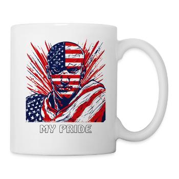 MAN USA MY PRIDE - Mug - white - Right