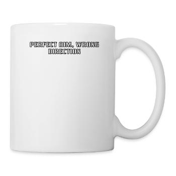 Bowling - Perfect aim, wrong direction - Mug - white - Right