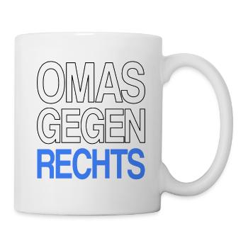 Omas gegen Rechts - Tasse - Weiß - Rechts