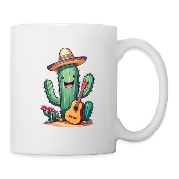 Cactus Mariachi Guitariste Cinco De Mayo - Mug blanc - blanc - Droite