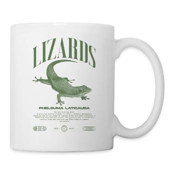 Phelsuma laticauda Day Gecko Lizard Keeper - Mug - white - Right
