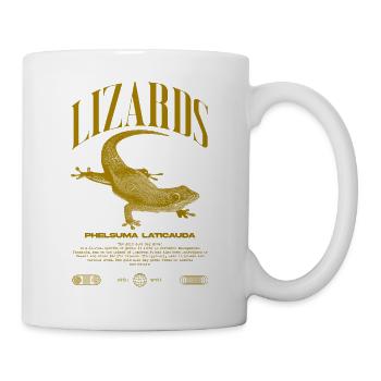 Phelsuma laticauda Day Gecko Lizard Keeper - Mug - white - Right