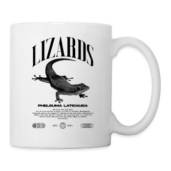 Phelsuma laticauda Day Gecko Lizard Keeper - Mug - white - Right
