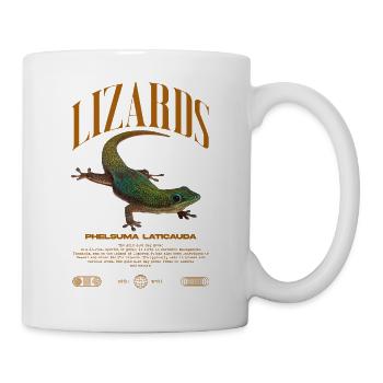 Phelsuma laticauda Day Gecko Lizard Keeper - Mug - white - Right