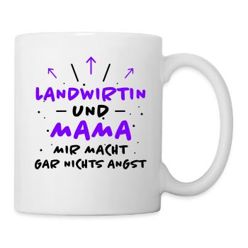 Landwirtin Spruch Fun Lustiges Landwirtin Geschenk - Tasse - Weiß - Rechts