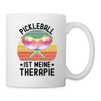 Pickleball Ist Meine Therapie - Tasse - Weiß - Rechts