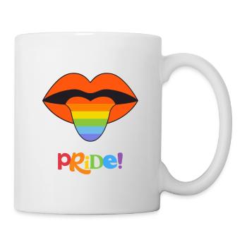 Pride Rainbow Mouth - Mug - white - Right