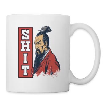Confucius says: Shit... - Mug - white - Right