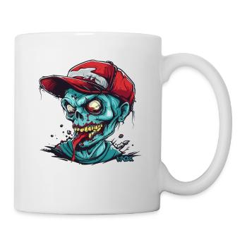 Casquette de baseball pour les jours de l’apocalypse zombie - Mug blanc - blanc - Droite