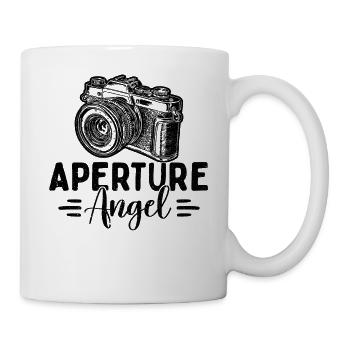Aperture Angel - Funny Photography - Mug - white - Right
