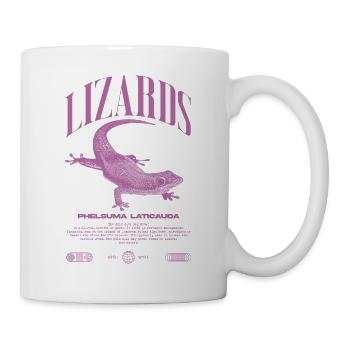 Phelsuma laticauda Day Gecko Lizard Keeper - Mug - white - Right