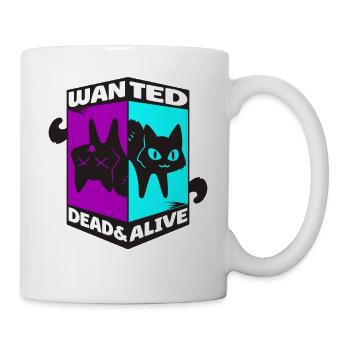 Physique Quantum Nerd Dead Alive Le chat de Schrödinger - Mug blanc - blanc - Droite
