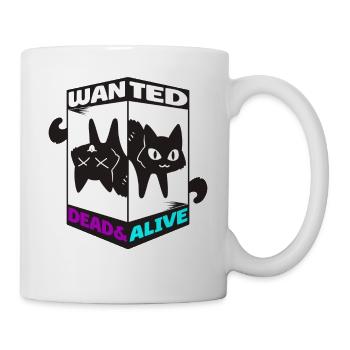 Physique Quantum Nerd Dead Alive Le chat de Schrödinger - Mug blanc - blanc - Droite