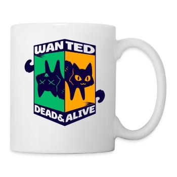 Physique Quantum Nerd Dead Alive Le chat de Schrödinger - Mug blanc - blanc - Droite