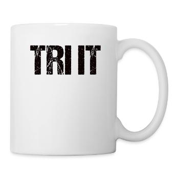 TRI IT - Traithlet, Triathlon Athlete Gift - Mug - white - Right