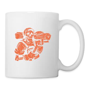 charpentier, charpentier, menuisier, charpentier, - Mug blanc - blanc - Droite