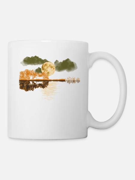 guitare, musicien, groupe de musique, guitariste, - Mug blanc - blanc