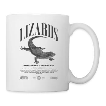Phelsuma laticauda Day Gecko Lizard Keeper - Mug - white - Right