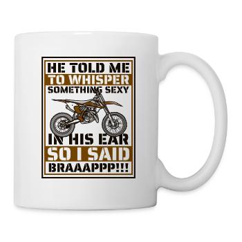 Whisper Something Sexy Racing Supermoto - Mug - white - Right