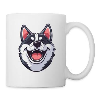 Cadeau d’Akita américain | Illustration de dessin animé - Mug blanc - blanc - Droite