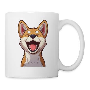 Cadeau d’Akita | Illustration de dessin animé - Mug blanc - blanc - Droite