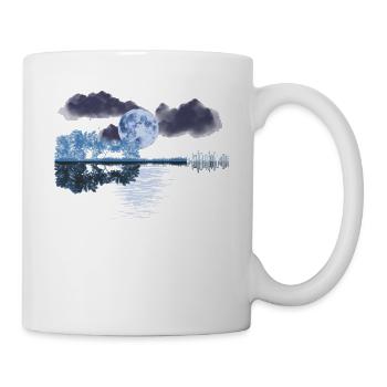 guitare, musicien, groupe de musique, guitariste, - Mug blanc - blanc - Droite