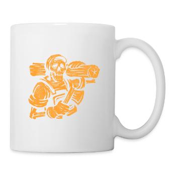 charpentier, charpentier, menuisier, charpentier, - Mug blanc - blanc - Droite
