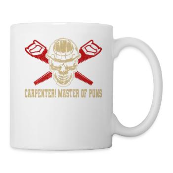 charpentier, charpentier, menuisier, charpentier, - Mug blanc - blanc - Droite