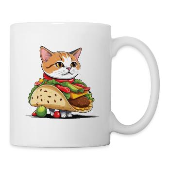 Taco Cat Cinco De Mayo Aesthetic Food Love - Mug - white - Right