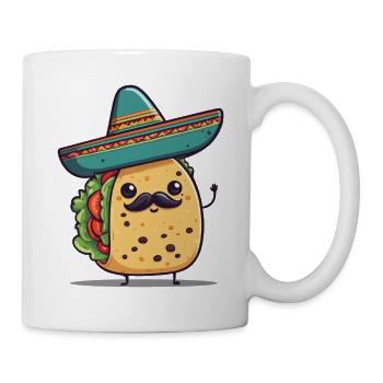 Fun Kawaii Taco Mexican Treats - Mug - white - Right
