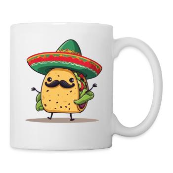 Funny Kawaii Taco Cinco De Mayo Aesthetic - Mug - white - Right