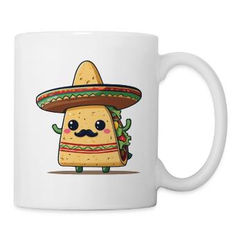 Fun Kawaii Taco for Cinco de Mayo and Taco - Mug - white - Right