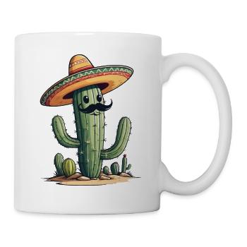 Cactus Fiesta Drôle De Vacances Mexicaines - Mug blanc - blanc - Droite