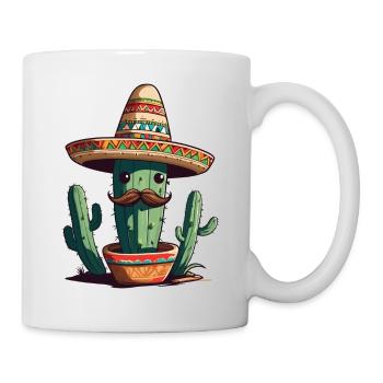 Cactus Fiesta Mexican Holiday Funny - Mug - white - Right