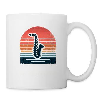 I Might Look Like I'm Listening To You Saxophone - Mug - white - Right