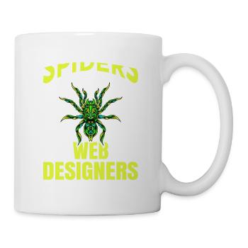 Vogelspinne Tarantula Terraristik Amphibie Spinne - Tasse - Weiß - Rechts