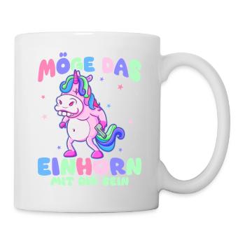 Drôle, Créature Mythique, Dinosaure, Drôle - Mug blanc - blanc - Droite