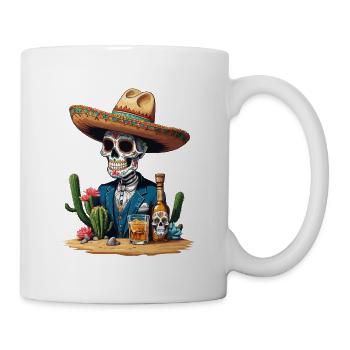 Sugar Skull Iconic Mexico Drink Celebration - Mug - white - Right