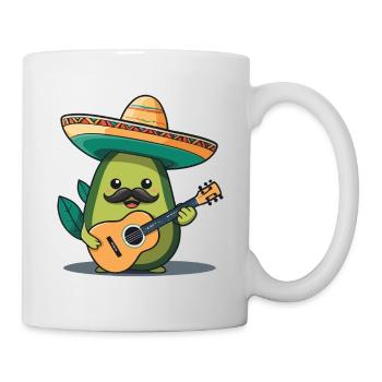 Avocado Mariachi Mexico Music Fiesta - Mug - white - Right